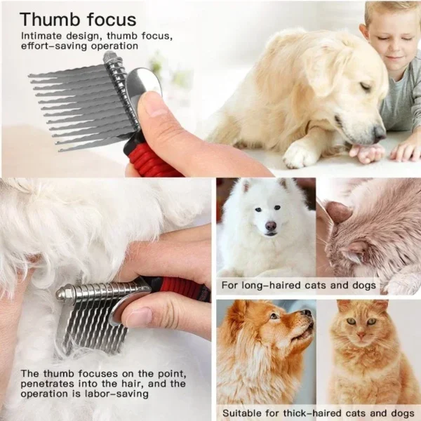 Pet Dematting Brush - Image 2