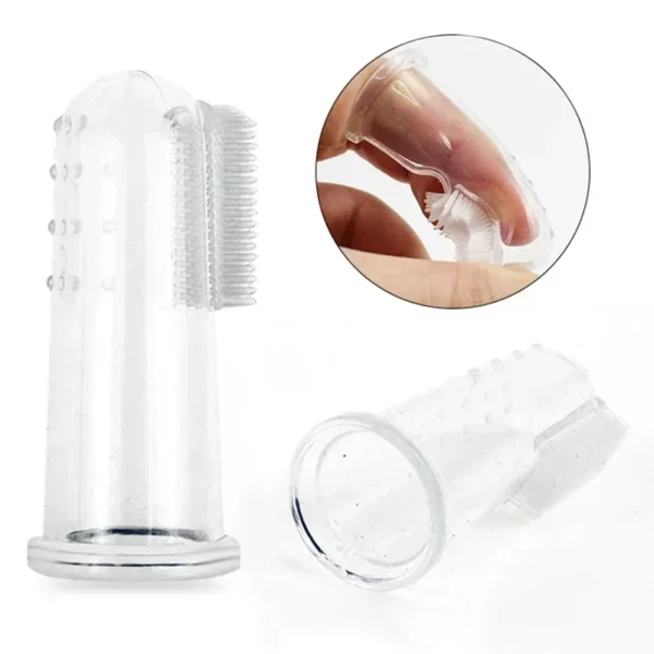 Silicone Finger Pet Toothbrush - Image 3